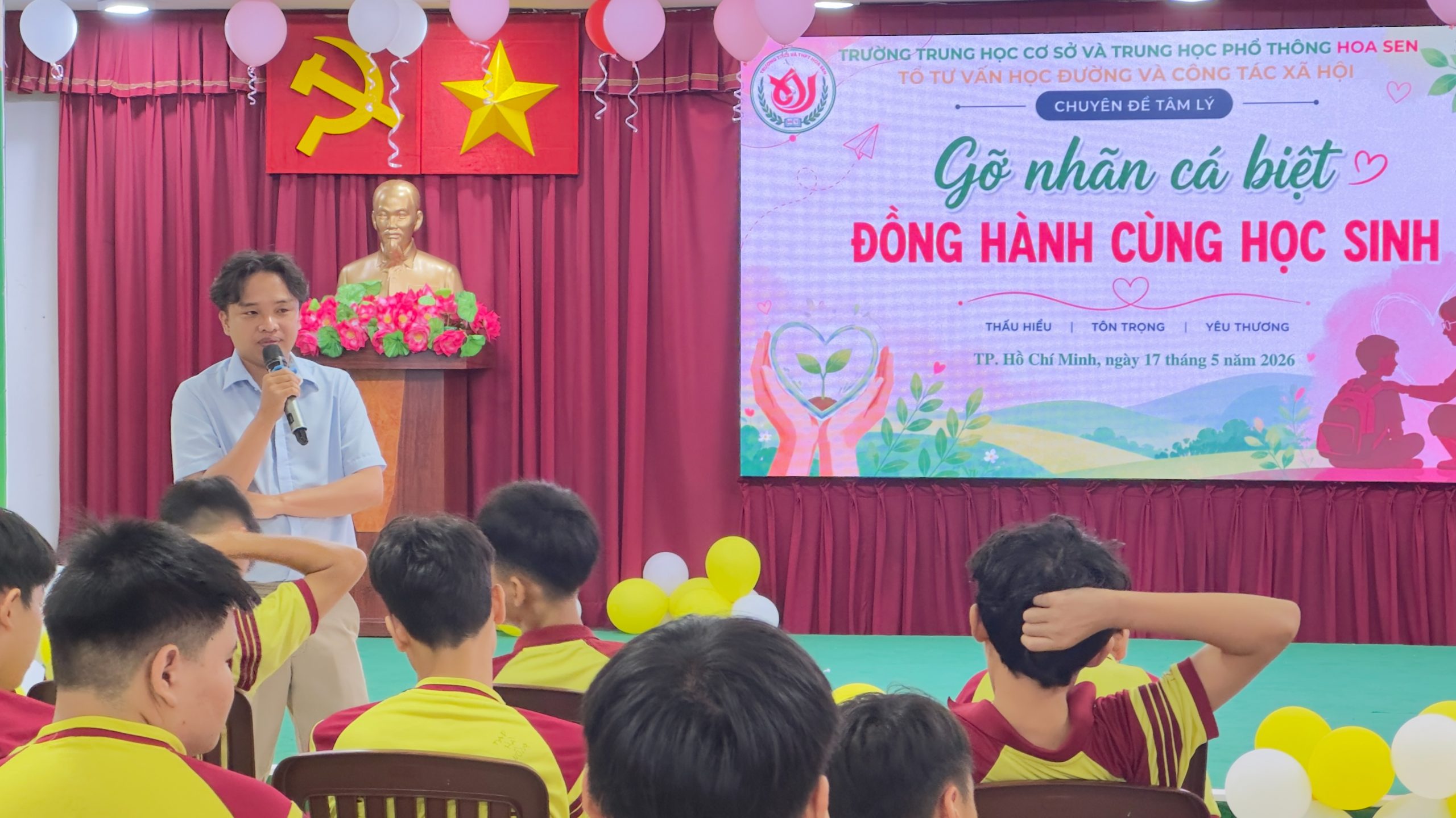 Chuyên đề “Gỡ nhãn cá biệt – Đồng hành cùng học sinh” lan tỏa thông điệp tích cực đến học sinh Hoa Sen